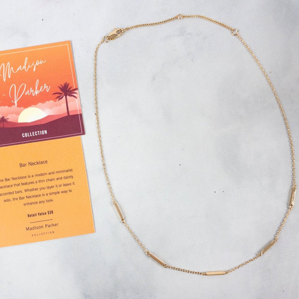 Madison Parker Collection Bar Necklace